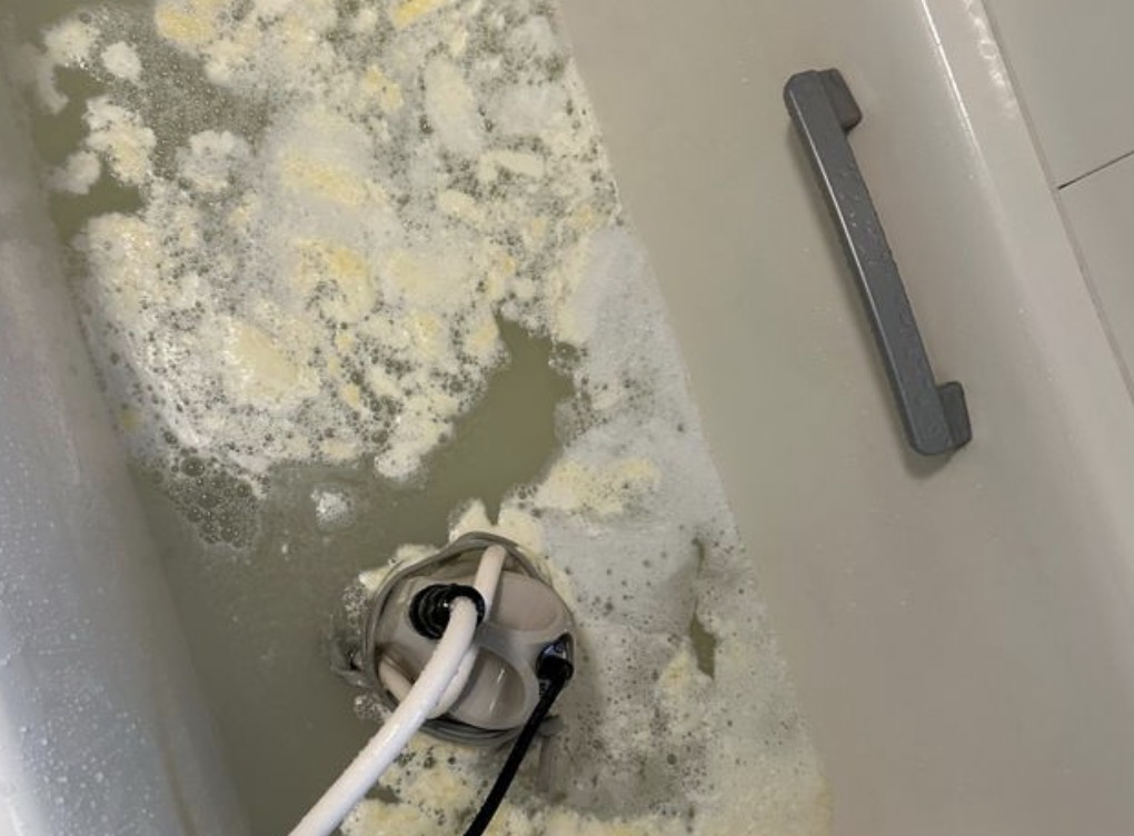 追い焚き配管洗浄の画像